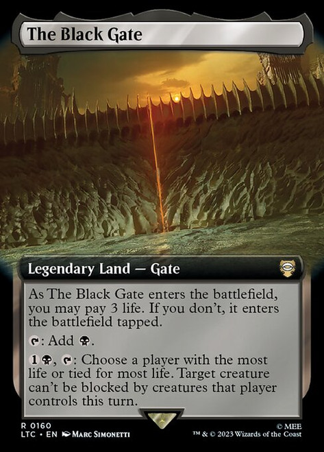 The Black Gate (Extended Art - 160) (LTC)
