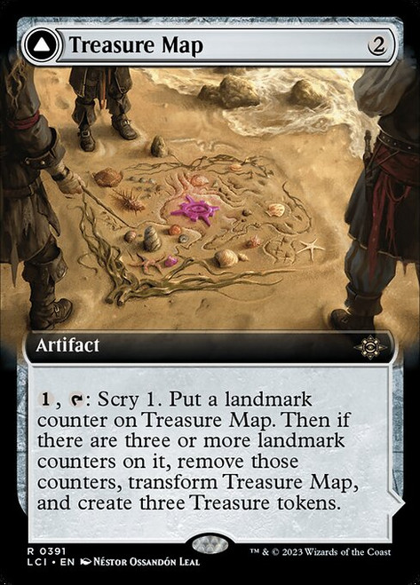 Treasure Map // Treasure Cove (Extended Art - 391) (LCI)