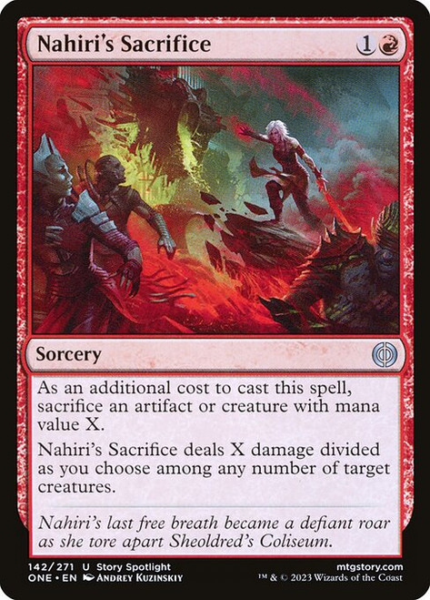 Nahiri's Sacrifice (142) (ONE)