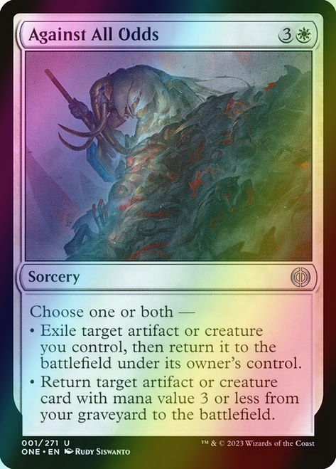 Against All Odds (1) (foil, ONE)
