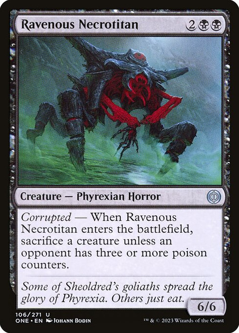 Ravenous Necrotitan (106) (ONE)
