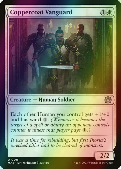 Coppercoat Vanguard (1) (foil, MAT)