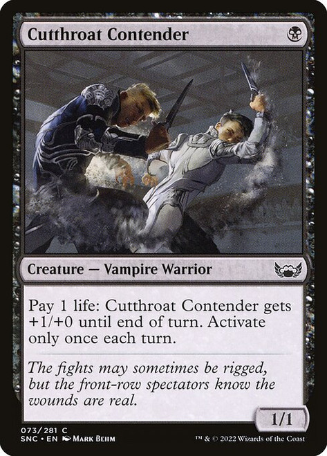Cutthroat Contender (73) (SNC)