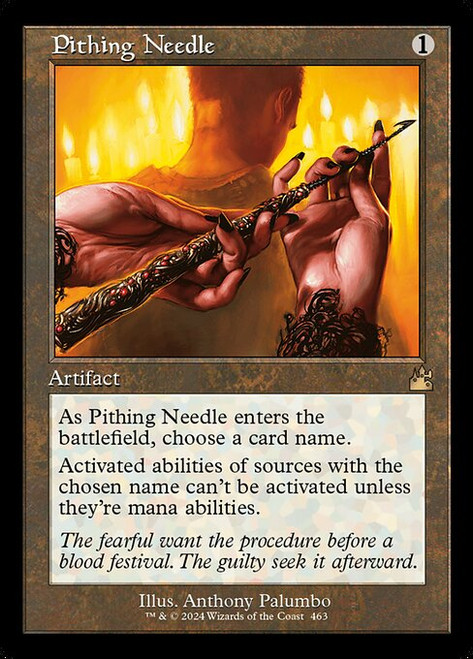Pithing Needle (Retro Frame - 463) (RVR)