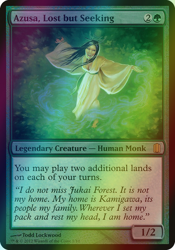 Azusa, Lost but Seeking (OVERSIZED - 1) (foil, OCM1) - El