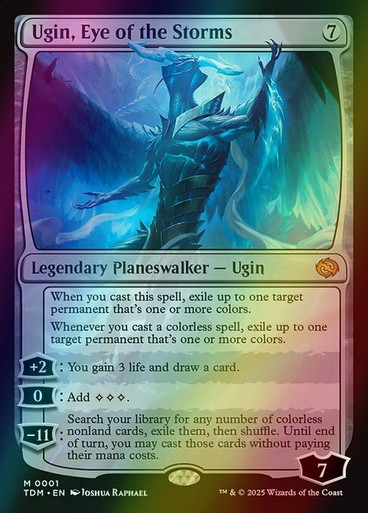 Ugin, Eye of the Storms (1) (foil, TDM) - El Ojo de Ugin