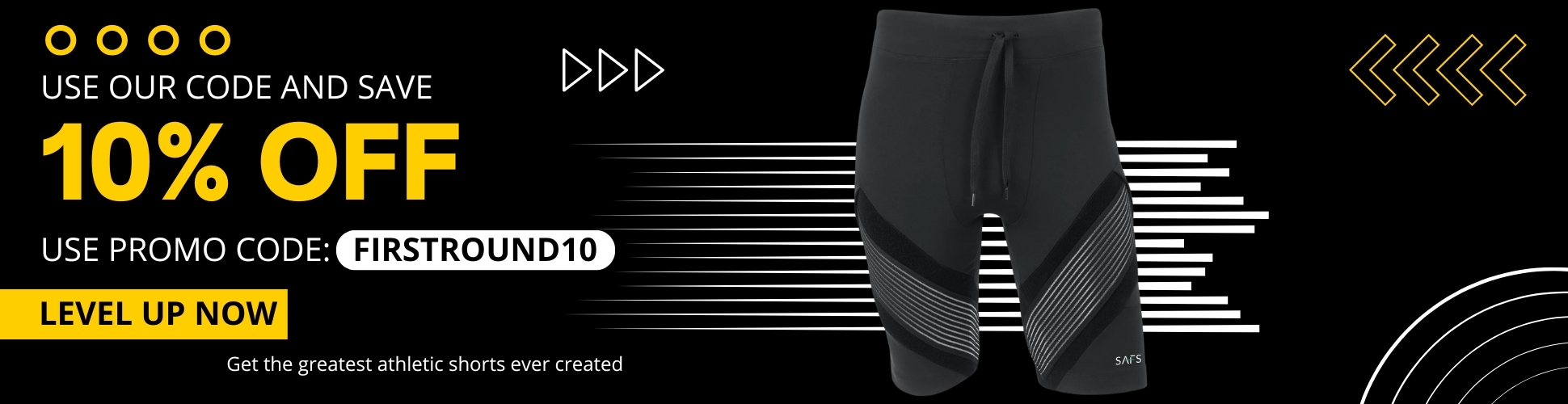 Order SAFS athletic shorts to align the hips and relieve hip pain