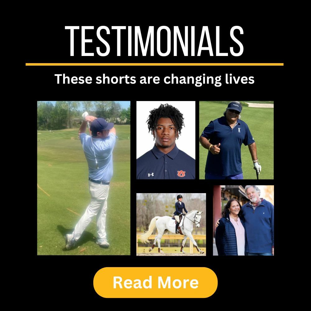 Testimonials from Athletes who wear SAFS athletic shorts