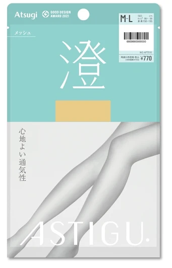 ASTIGU  澄 Mesh Comfortable breathability Pantyhose