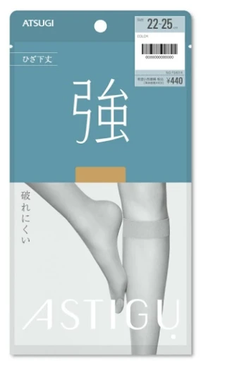 ASTIGU 強 Durable and run-resistant Pantyhose Below-the-knee length