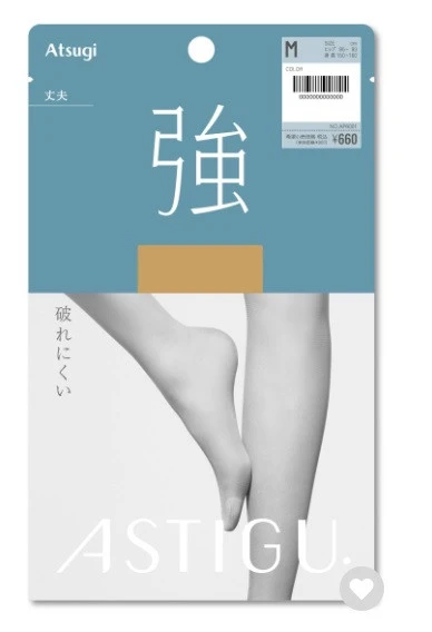 ASTIGU 強 Durable and run-resistant Pantyhose