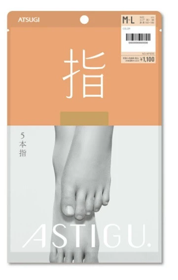 10 x ASTIGU 指 Finger Toe-Separated Stockings Pantyhose