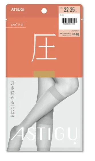 ASTIGU ASTIGU 圧 Sculpting Pantyhose Leg-Shaping Stockings  Below-the-knee length