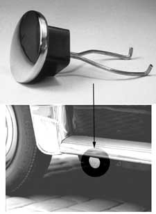 JACKING POINT HUBCAP PULLERS PAIR STAINLESS STEEL