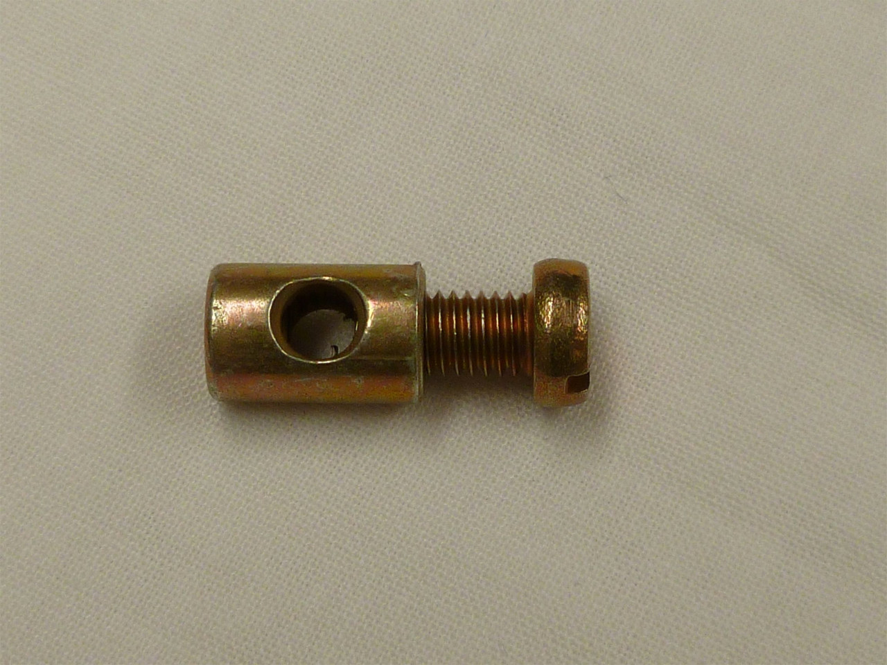 Accelerator Cable Clamp, Barrel Nut Das Resto Parts