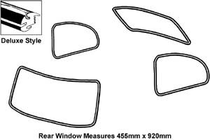 Weatherstrip And Molding Kit,73-77 Bug Curved Screen