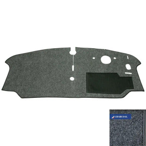 Cab Floor Carpet for Right Hand Drive, Charcoal: Bus 73-79