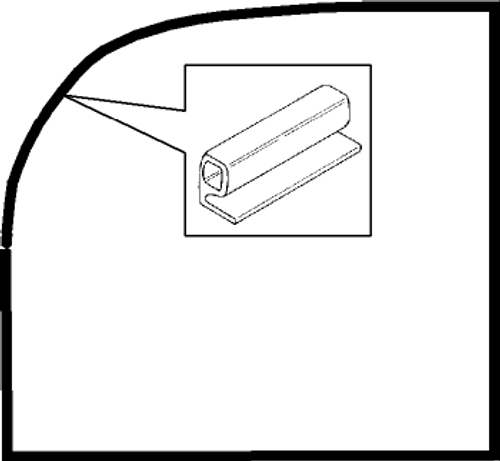 Door Seal Early Beetle 52-55