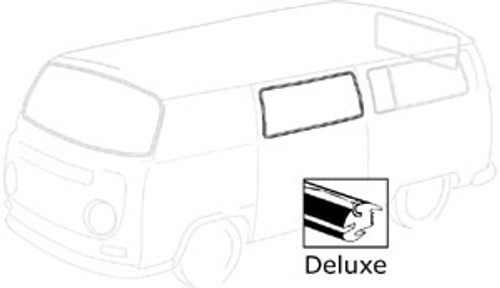 Window Weatherstrip Centre Window , 68-79 Deluxe Bus,