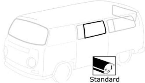 Side 3/4 Fixed Window D Seal Bus 68-79