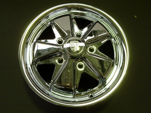 Porsche 911 Wheels, 5 X 130, Empi Chrome, 15" X 4.5"