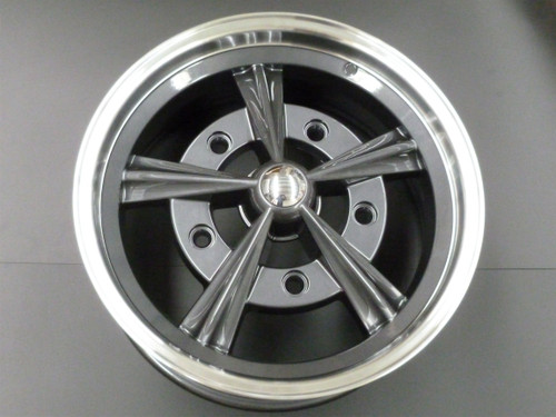 Raider Wheels, 5 X 205, Empi Anthracite With Polished Lip, 17" X 7"