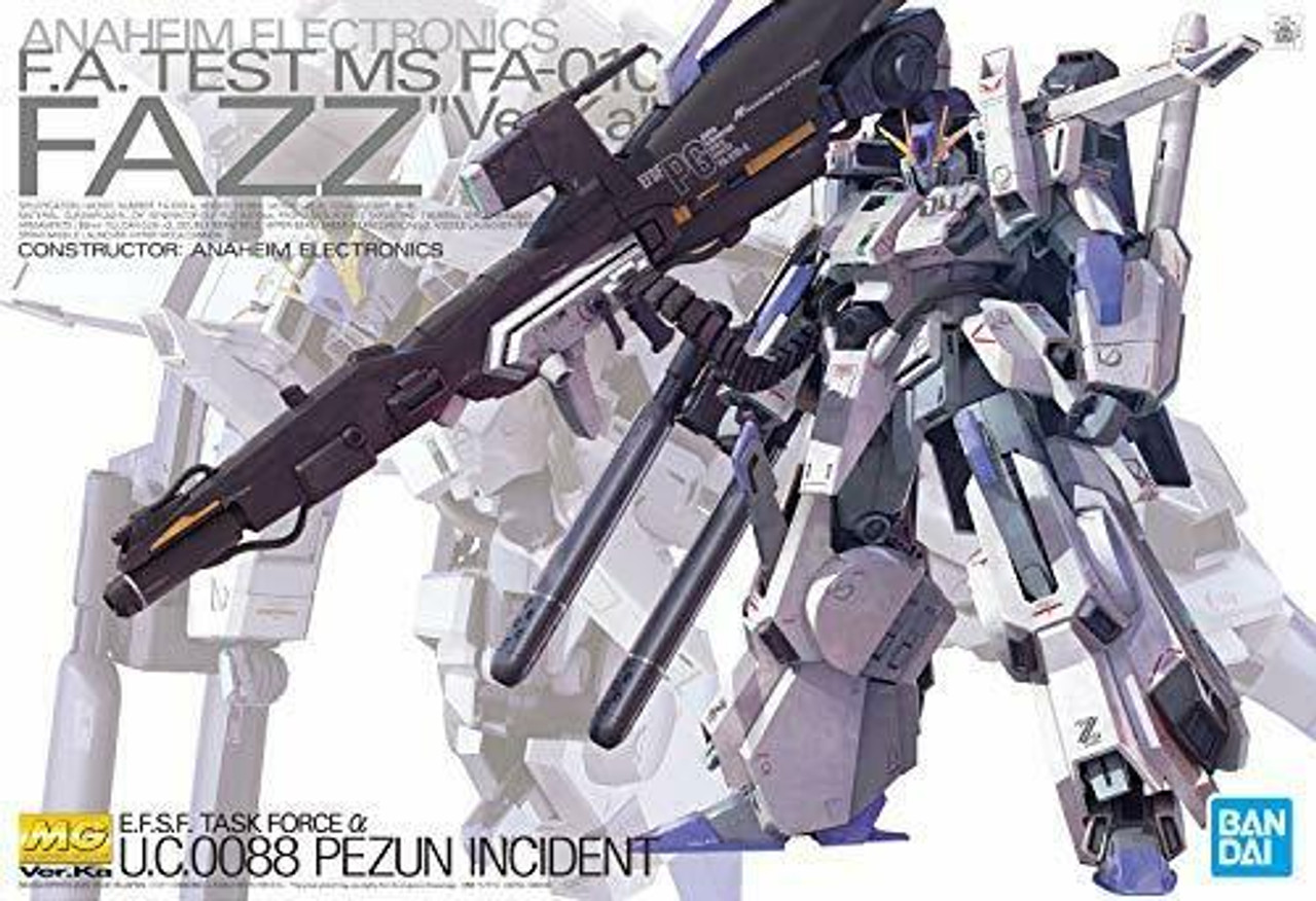 新品 未開封 BANDAI FA-010A Fazz 1/100 MG MG 1/100 FA-010A FAZZ Sentinal Colors GUNDAM Plastic Model