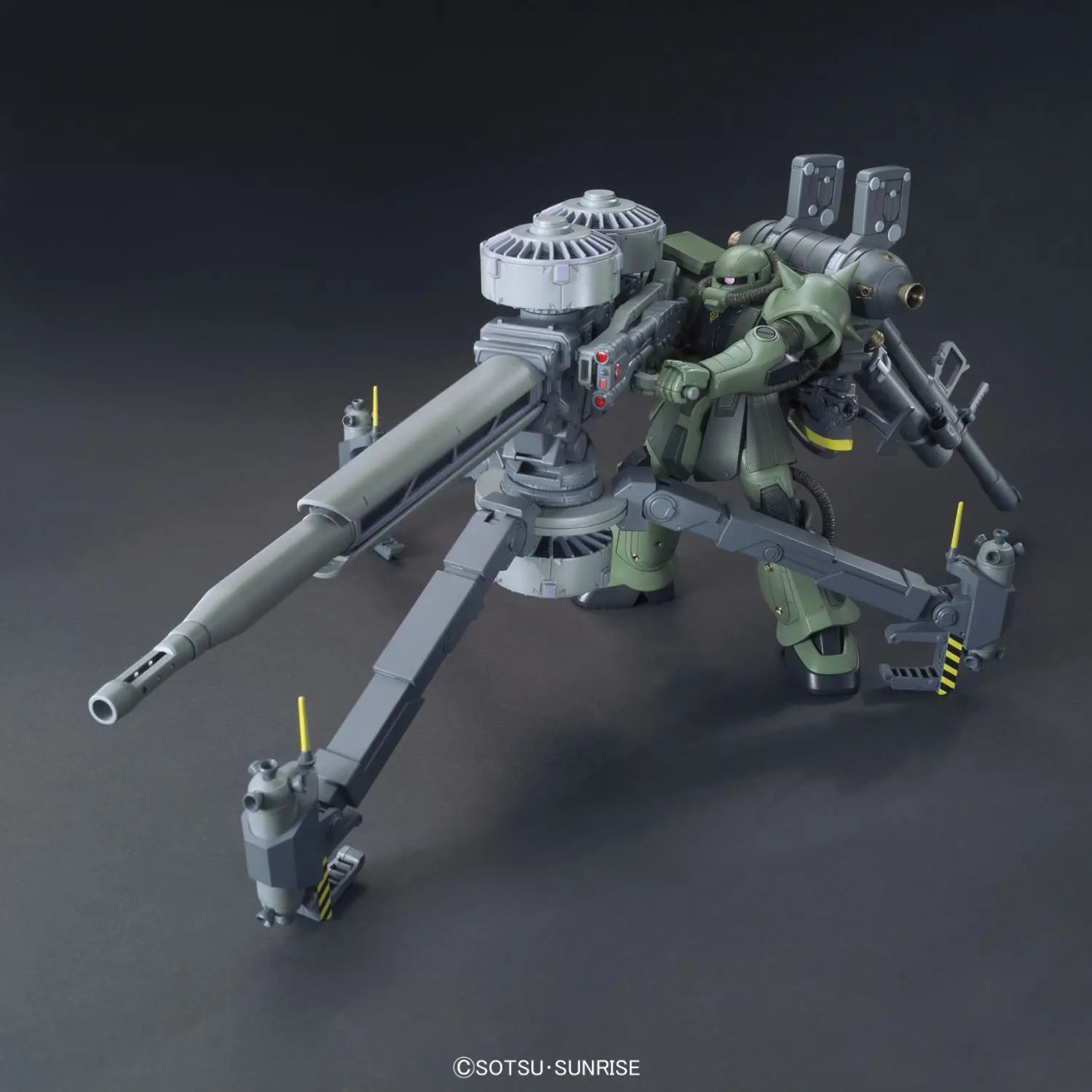 HG 1/144 MS-06 ZAKU II + BIG GUN セット BANDAI HOBBY HG 1/144 ZAKU II+BIG GUN SET [GUNDAM