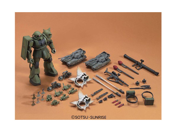 1/144 HGUC MS-06 Zaku The Ground War Set