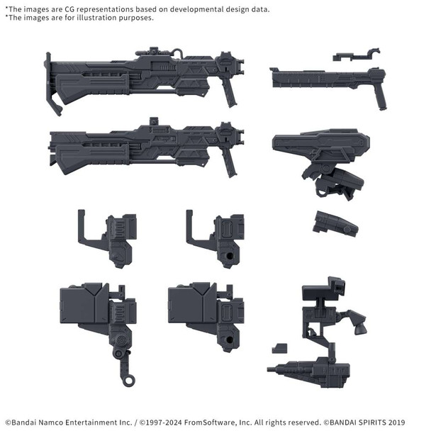 Bandai Pre-order 1/144 30MM Option Parts Set Armoured Core VI Fires of Rubicon Weapon Set 03 Main Image
