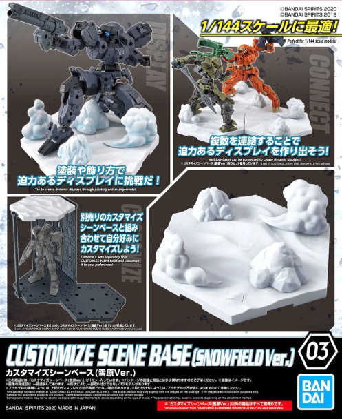 Bandai 1/144 30MM Customise Scene Base (Snowfield) Main Image