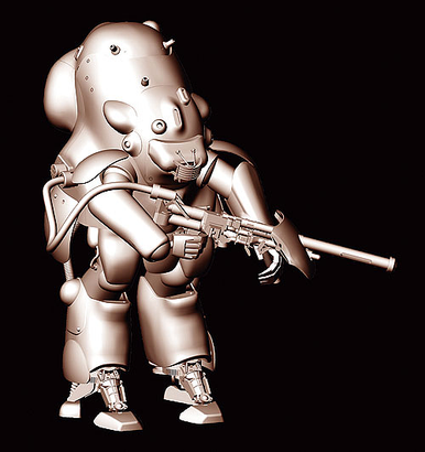 1/20 Robot Battle V Maschinen Krieger Moon Type MK44 Ausf.H