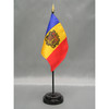 Andorra Stick Flag 4"x6" E-Gloss (Stand Sold Separately) - Made in U.S.A.