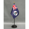 Cayman Island Blue with White Disk Stick Flag 4"x6" E-Gloss, 12 Pack