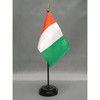 Cote D'Ivoire 4"x6" Stick Flag - 12 Pack