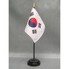 South Korea Stick Flag 4"x6" E-Gloss, 12 Pack