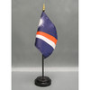 Marshall Islands Stick Flag 4"x6" E-Gloss, 12 Pack