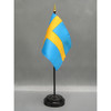 Sweden Stick Flag 4"x6" E-Gloss, 12 Pack