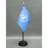 United Nations 4"x6" Stick Flag - 12 Pack