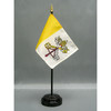 Vatican City 4"x6" Stick Flag - 12 Pack