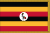 Uganda Flag (UN) Indoor Nylon