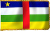  Central African Republic Presentation Flag & Flagpole Set 