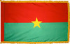  Burkina Faso 11' Presentation Flag & Flagpole Set 