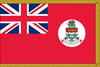 Cayman Islands CivilFlag with Pole Hem and Gold Fringe