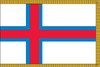  Faroe Islands 11' Presentation Flag & Flagpole Set 
