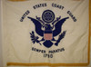 Coast Guard Flag, Appliqued Nylon 4'4" x 5'6"