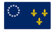 Custom Digital Single Reverse 3' X 5' Nylon Flag w/Header & Grommets "The FLAG OF LOUISVILLE""