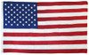 United States of America Flag, 3' x 5', Cotton with Header & Grommets