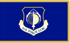 Air Force Life Cycle Management Center Flag, Printed Nylon, Size 3' X 5' with Pole Hem and Gold Fringe (Open Market)