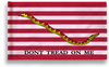 First Navy Jack Flag Size 7, Sewn with Header and Grommets, M643102031